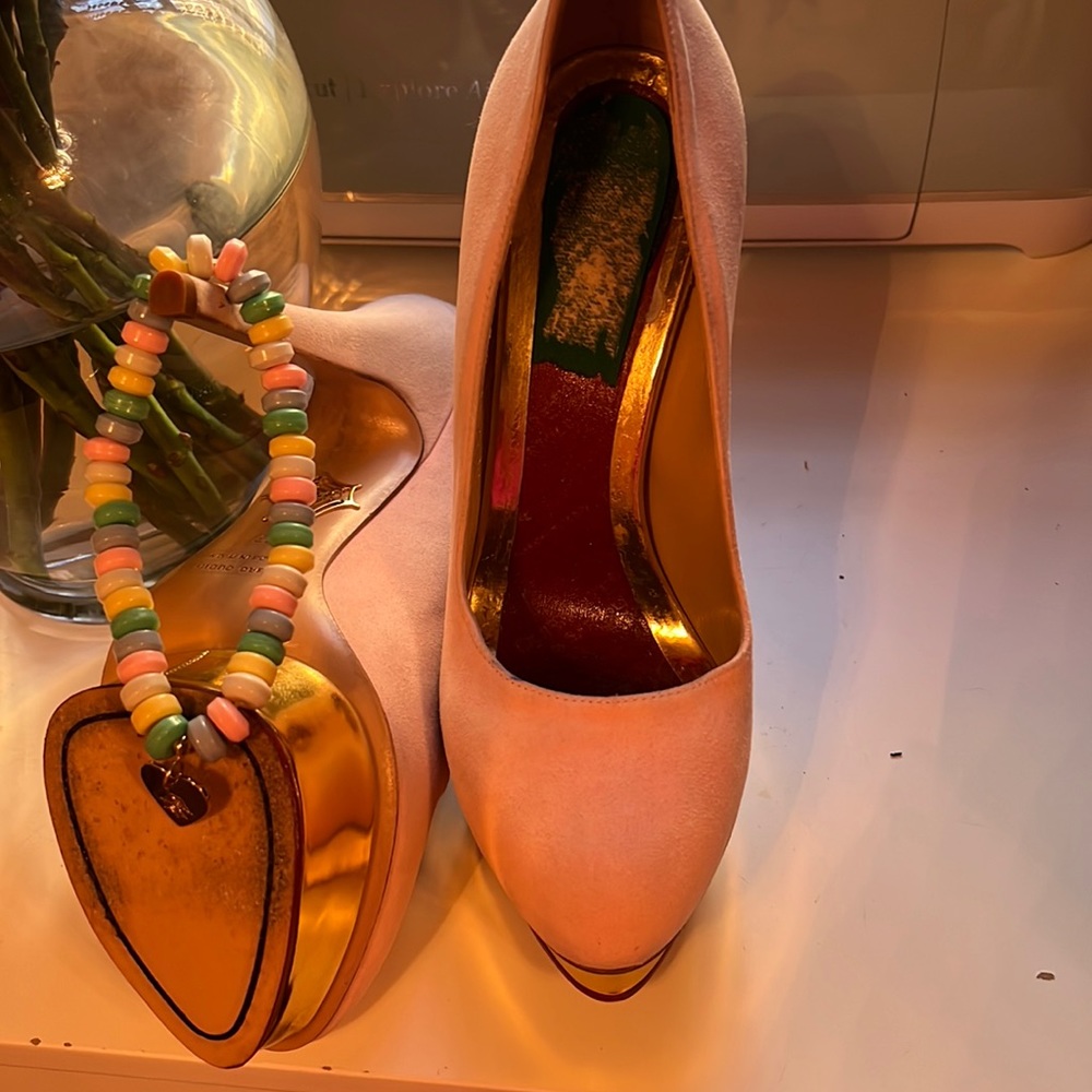 Pink Charlotte Olympia heels - Size 37